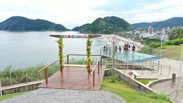 Mirante das Galhetas fica na praia das Astúrias - Divulgação/Prefeitura de Guarujá