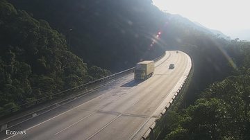 O tempo e a visibilidade estão bons no SAI - Divulgação/Ecovias