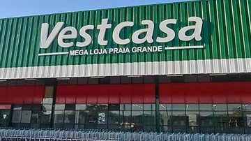 Nova unidade fica no número 119 da avenida Ayrton Senna da Silva - Reprodução/Instagram Mega Vestcasa Praia Grande