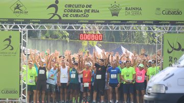 Com o total de dez provas, o Circuito de Corrida de Cubatão reúne mil participantes de ambos os sexos - Divulgação