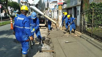 Serão executados serviços de pavimentação no trecho da avenida Pinheiro Machado - Prefeitura de Santos