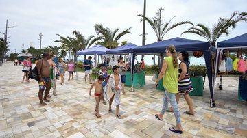 Além de artesanato, feira oferece deliciosos doces e salgados - Prefeitura de Praia Grande