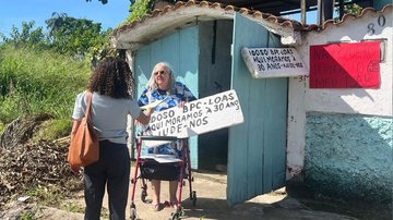 Defensoria Pública visitou as casas para conhecer famílias que correm o risco de perder moradia - Foto: Portal Costa Norte