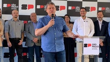 Tarcísio estará em Bertioga e Santos - Arquivo CN
