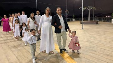Casamento Comunitário de Cubatão une 41 casais em cerimônia no píer - Foto: Renato Atalaia/PMC