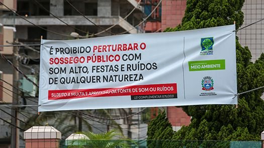 Trabalhos buscam evitar o excesso de ruídos, que causam até problemas de saúde - Prefeitura de Praia Grande