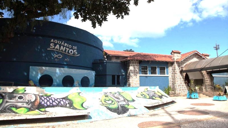 Aquário de Santos foi inaugurado em 2 de julho de 1945 - Prefeitura de Santos