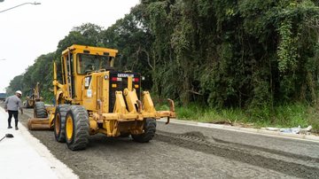Somente na rua Fausto Guimarães Sampaio foram usadas 300 toneladas de pavimento asfáltico - Divulgação/Prefeitura de Bertioga