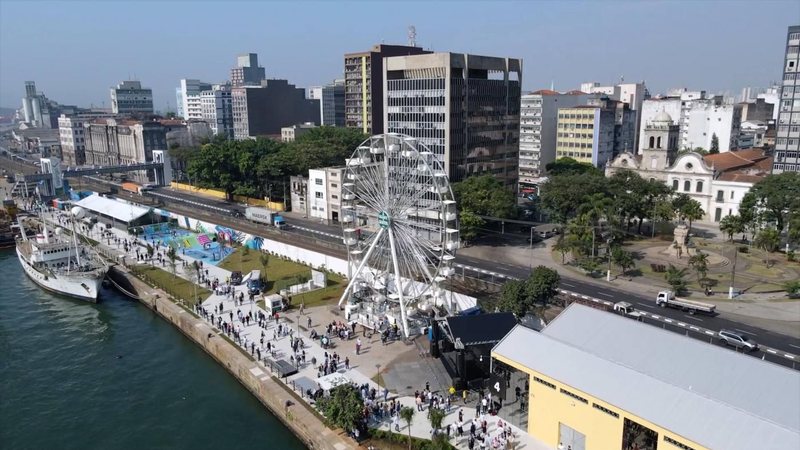 A Festa Inverno Santos 2024 ocupará a área do armazém 4 - Prefeitura de Santos