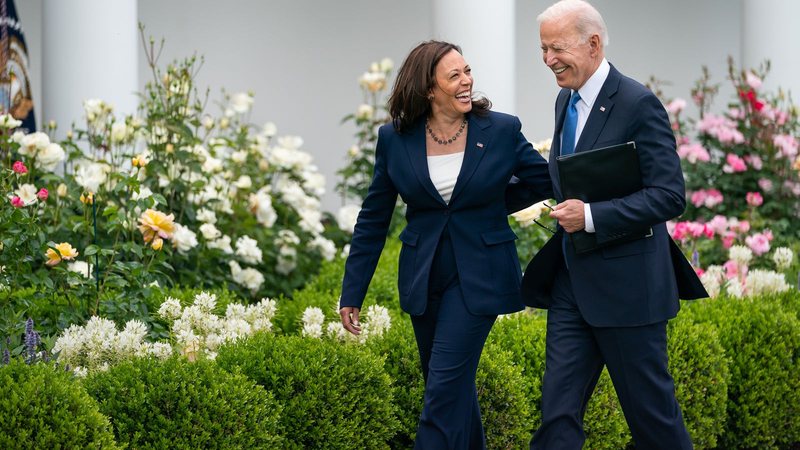 Kamala Harris é a preferência do presidente para concorrer à Casa Branca - Reprodução redes sociais/Joe Biden