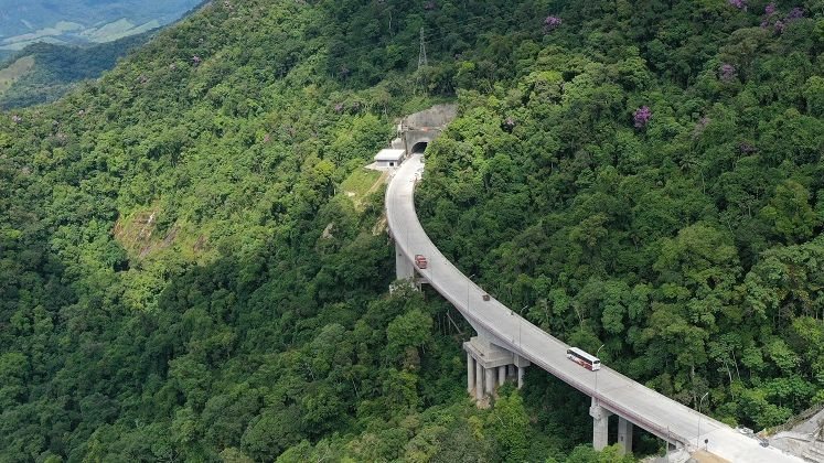 Túneis da serra nova serão bloqueados para obras de manutenção - Divulgação/Concessionária Tamoios
