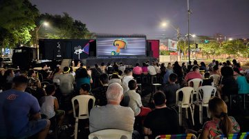 Cinema ao ar livre ocorrerá das 18h às 21 horas - Divulgação/Prefeitura de Bertioga