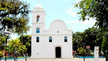 Igreja matriz de Sant’Anna foi construída em meados de 1645 - Prefeitura de Itanhaém