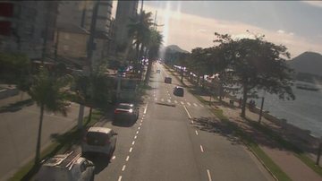 Via da balsa de Santos flui livremente na manhã desta segunda-feira - Imagem: Reprodução / Departamento Hidroviário