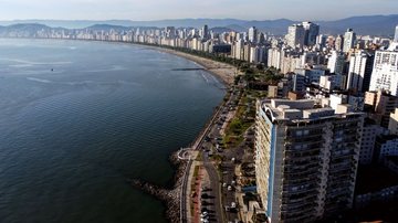 Grande parte dos comentários feitos nas redes sociais é de moradores de Santos - Reprodução/Secom
