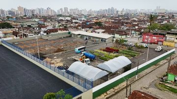 Central de Compostagem fica no bairro Tupiry - Marcelo Guedes/Prefeitura de Praia Grande