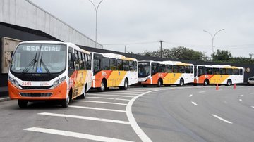 Novos ônibus também possuem wi-fi, ar condicionado e acessibilidade para pessoas com deficiência - Divulgação/Prefeitura de Praia Grande