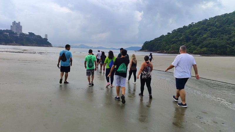 Ação está programada para às 9h30, na praia de Paranapuã - Divulgação/Ecovias