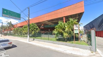 Os dois homens foram encaminhados à Central de Polícia Judiciária de Praia Grande - Reprodução/Google Street View
