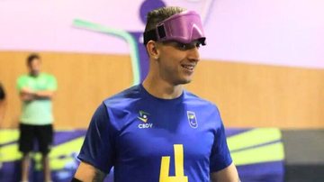 Paulo Saturnino conquistou o bronze com a seleção brasileira de goalball - Reprodução/Comitê Paralímpico Brasileiro