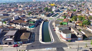 Governo do estado destinou R$45 milhões para a drenagem - Prefeitura de São Vicente