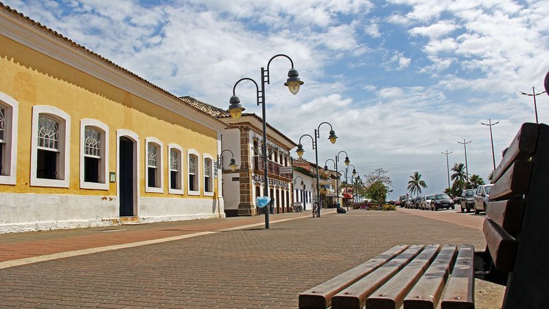Rua do centro histórico de São Sebastião - Luciano Vieira