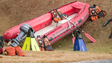 Buscas foram realizadas com técnicas de mergulho do Corpo de Bombeiros - Arquivo Corpo de Bombeiros PMESP