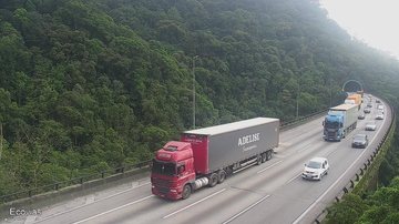 O SAI opera normalmente (5x5) - Trecho de serra da rodovia dos Imigrantes (km 48)