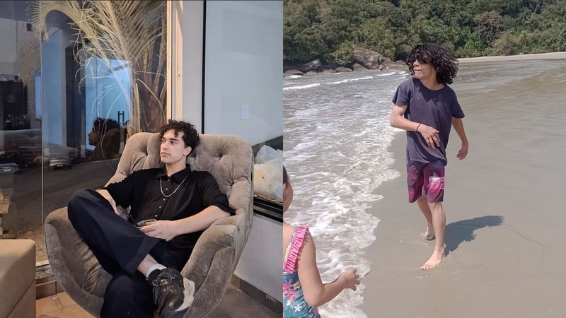 Felipe (à esquerda) desapareceu na Riviera de São Lourenço e Cauã (à direita) desapareceu em Itaguaré - Reprodução/Arquivo pessoal