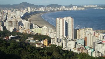 Rajadas de até 77km/h foram registradas em cidades da Baixada Santista e Litoral Norte - Elisa Bargo