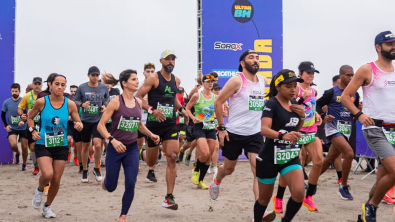 Ultramaratona contou com modalidades de 75km e 42km para competidores solo - Reprodução/Internet