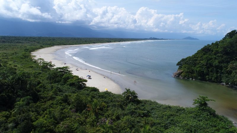 Praia de Itaguaré onde foi registrada a ocorrência - Antônio TK