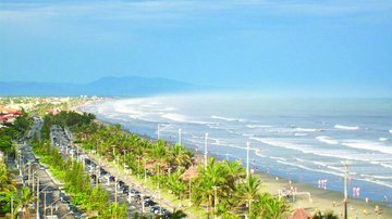 Região central de Peruíbe, litoral de São Paulo - Secom
