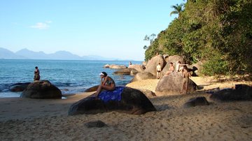 Praia do Cedro em Ubatuba, litoral de São Paulo - Adriane Ciluzzo