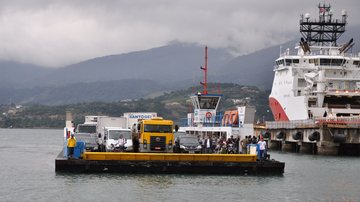 Travessia Balsa São Sebastião/Ilhabela - Divulgação Dersa