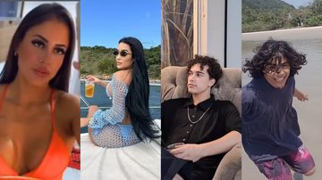 Buscas por Beatriz, Aline, Felipe e Cauã mobilizaram várias equipes em praias do litoral de SP - Imagens/Arquivo pessoal