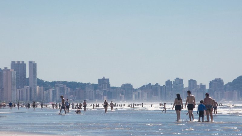 Orla de Praia Grande, litoral de São Paulo - Fred Casagrande