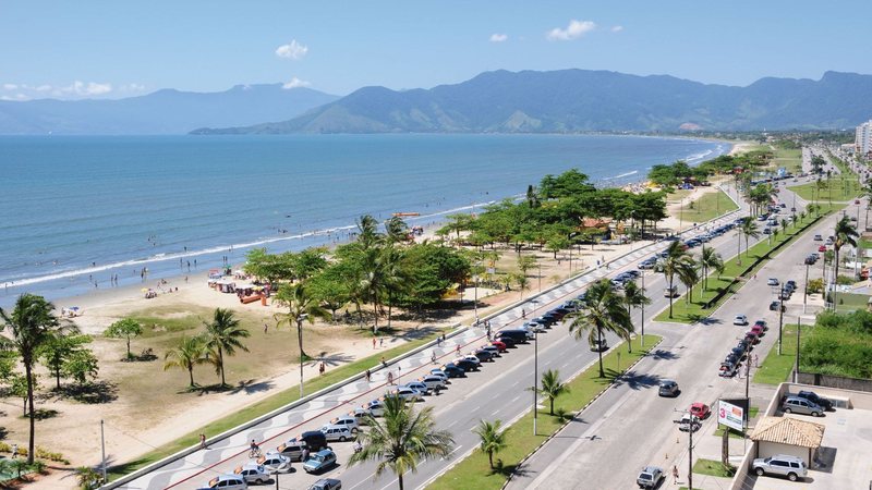 Praia do Indáia, em Caraguatatuba, litoral de São Paulo - Gianni D’Angelo/PMC