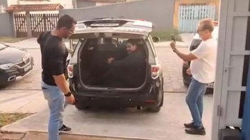 Preso foi enviado para a Cadeia Pública de Peruíbe, onde ficará à disposição da Justiça - Divulgação/Polícia Civil