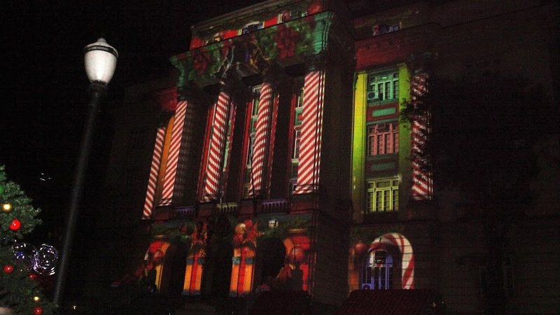 Linha festiva encerra percurso na praça Mauá, que concentrará eventos do Natal Criativo - Divulgação/PMS