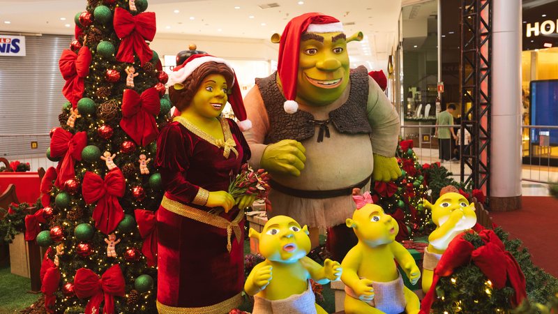 Personagens da DreamWorks estão presentes na decoração instagramável - Divulgação