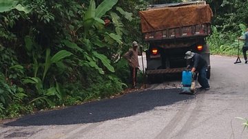Estrada do Monte Valério é alternativa para fugir do trânsito, em Ubatuba - Divulgação/PMU