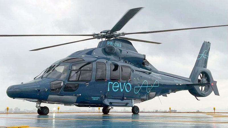 Airbus Eurocopter usado nas viagens entre São Paulo e o litoral paulista - Divulgação