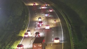 Motoristas encontram tráfego mais lento na rodovia dos Imigrantes - Divulgação/Ecovias