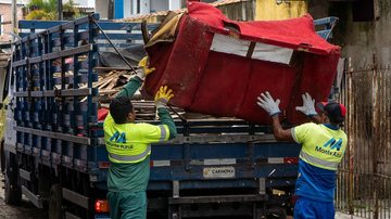 Força-tarefa conta com o auxílio do Cata-Treco - Divulgação/Prefeitura de Bertioga