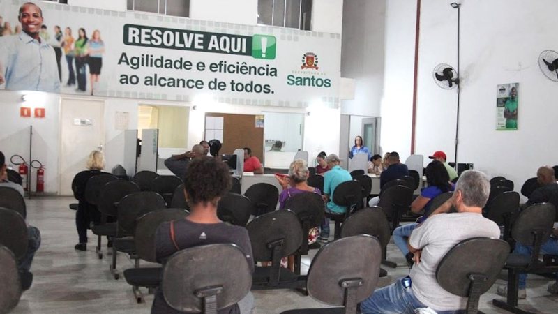 Apenas candidatos com  guia  poderão participar das entrevistas - Carlos Nogueira/Prefeitura de Santos