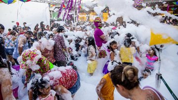 Espuma promete alegrar o Carnaval em Caraguatatuba - Divulgação