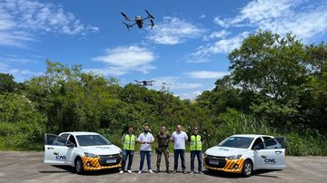 Drones são fundamentais para vistoria de áreas com alto fluxo de veículos em regiões de maior complexidade - Divulgação/CNL