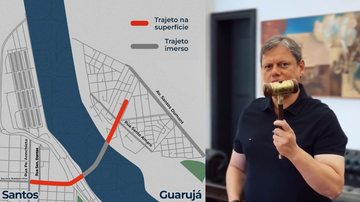 Vídeo foi publicado no Instagram pessoal do governador Tarcísio de Freitas - Reprodução/Governo do Estado de São Paulo e Instagram/@tarcisiogdf