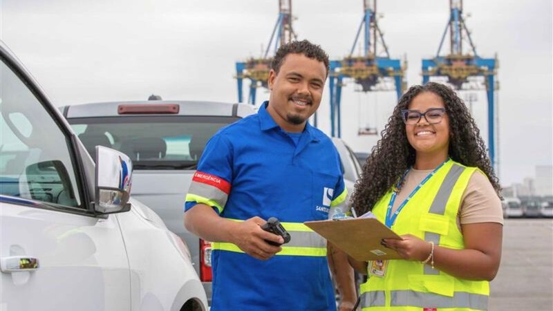 Santos Brasil é reconhecida como referência em operações portuárias e logísticas - Reprodução/Santos Brasil